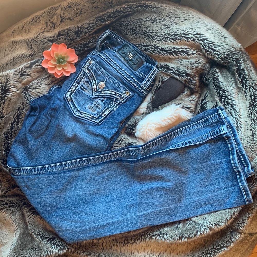 Miss Me Signature Slim Bootcut Jeans
